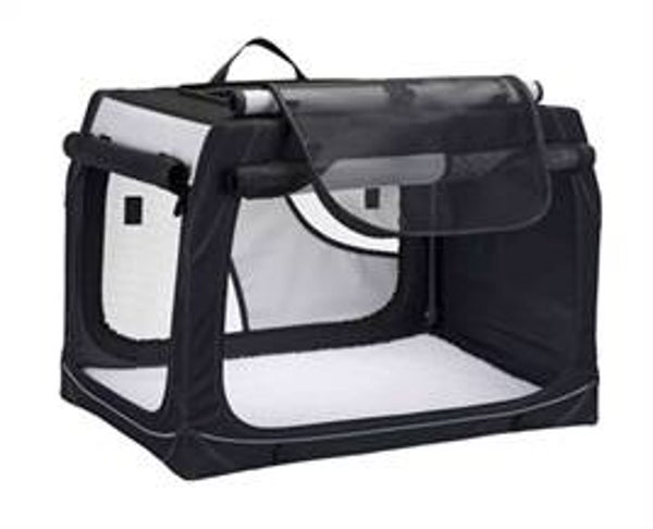 TRIXIE REISMAND VARIO ZWART / GRIJS 91X58X61 CM