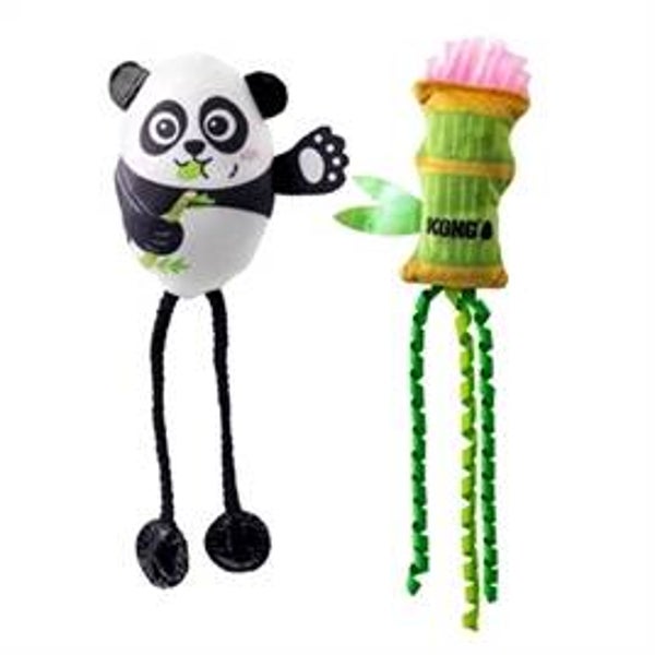 KONG SCRATTLES PANDA 23X7,5X3 CM 2 ST