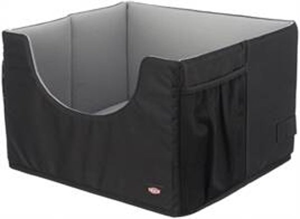 TRIXIE AUTOSTOEL HOND ZWART / GRIJS 45X40X28 CM
