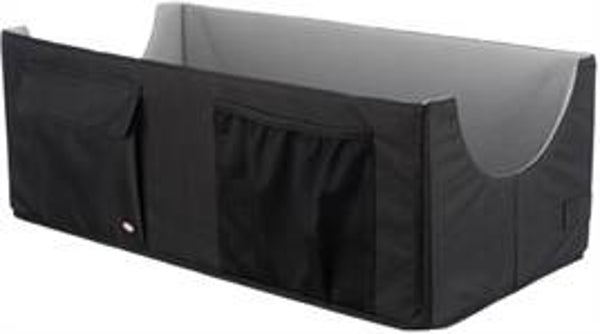 TRIXIE AUTOSTOEL HOND DUBBEL ZWART / GRIJS 80X39X28 CM