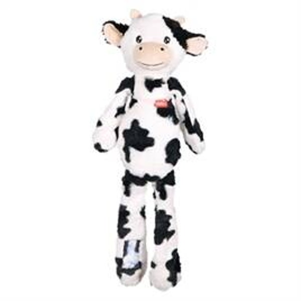 ZOLUX FURRY FARM KOE ISACHE PLUCHE MET TOUW WIT / ZWART 59X21X9 CM