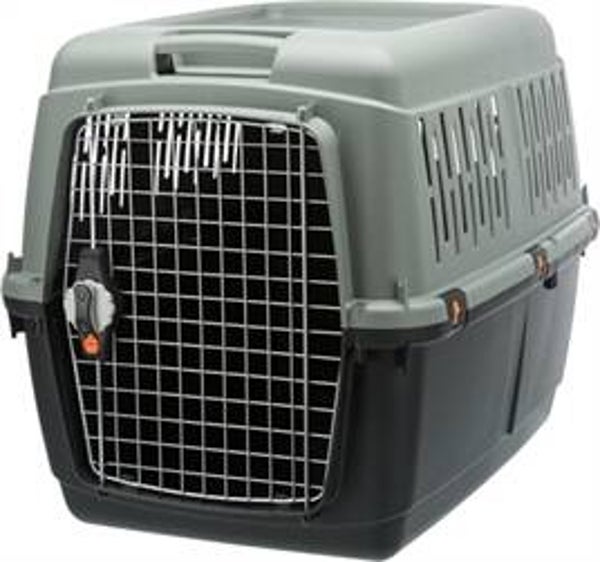 TRIXIE BE ECO GERECYCLED VERVOERSBOX GIONA GRIJS / ANTRACIET 5 60X81X61 CM