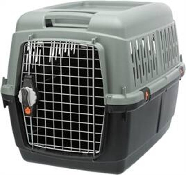 TRIXIE BE ECO GERECYCLED VERVOERSBOX GIONA GRIJS / ANTRACIET 4 50X70X51 CM