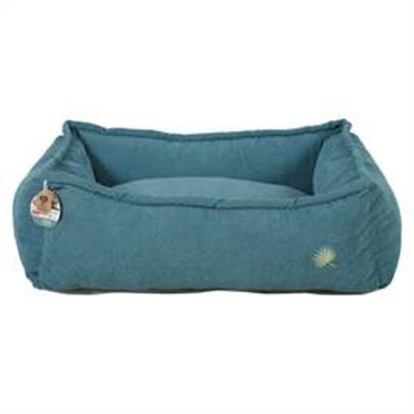 ZOLUX HONDENMAMD TOSCANE HOEKIG GERECYCLEDE VULLING BLAUW 85X65X27 CM