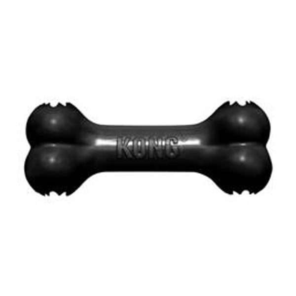KONG EXTREME GOODIE BONE ZWART 18X4,5X6,5 CM