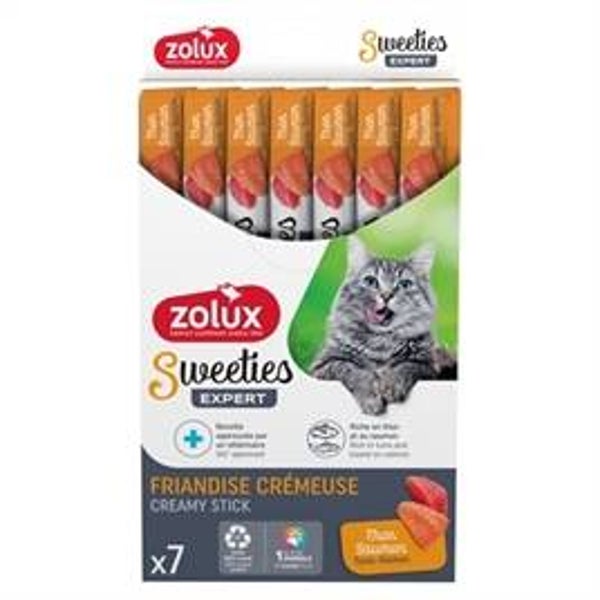 ZOLUX SWEETIES EXPERT CREAMY STICK TONIJN / ZALM 7X14 GR