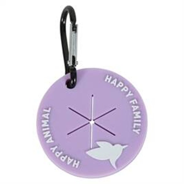 ZOLUX POEPZAKHOUDER HAAK PAARS 6X6X0,5 CM