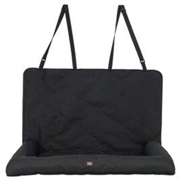 TRIXIE AUTOSTOEL KUSSEN DUBBEL ZWART 95X50X10 CM