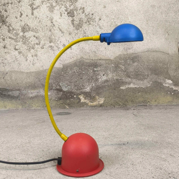 Lampe de bureau vintage Stilplast style Memphis