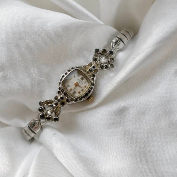 Monarch 7" silver Ticking womens watch