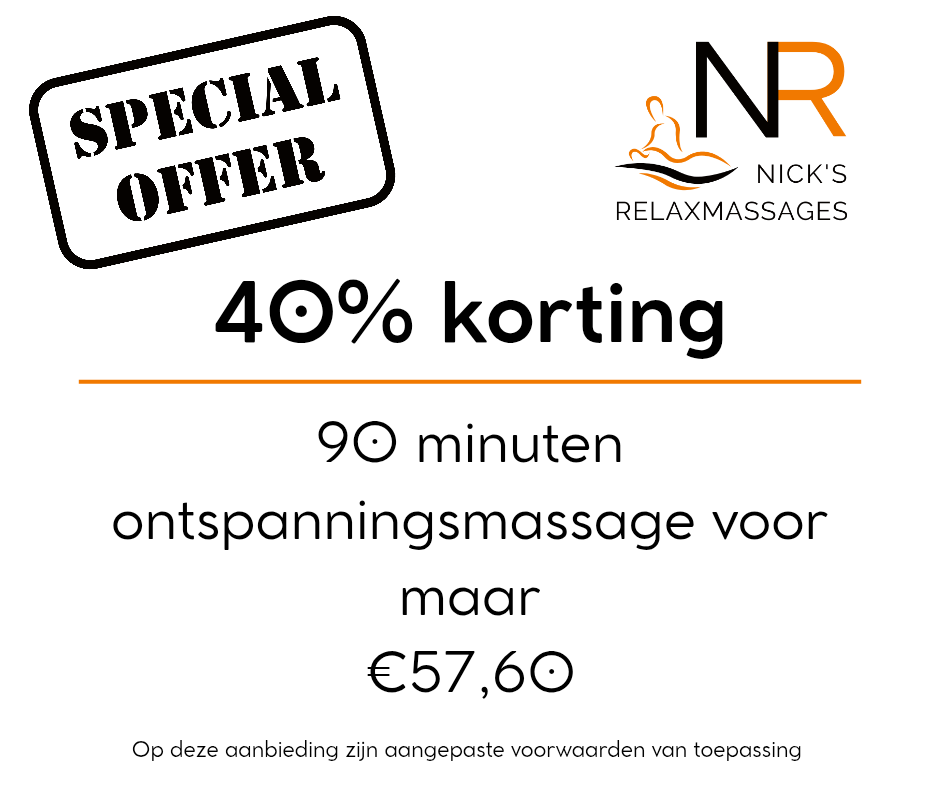 90 minuten ontspanningsmassage