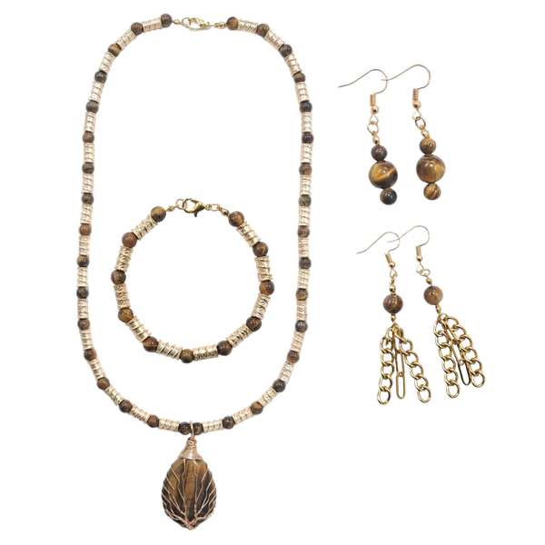 Ensemble collier et bracelet Satsaar