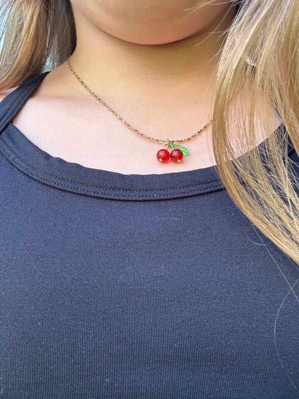 Cute cherry ketting