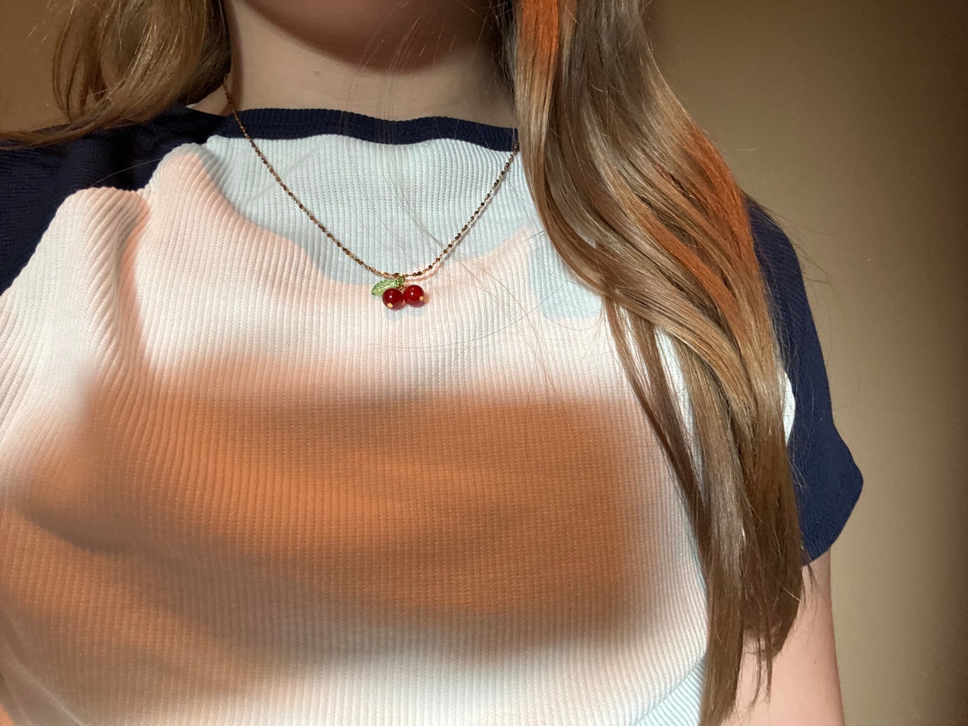Cute cherry ketting