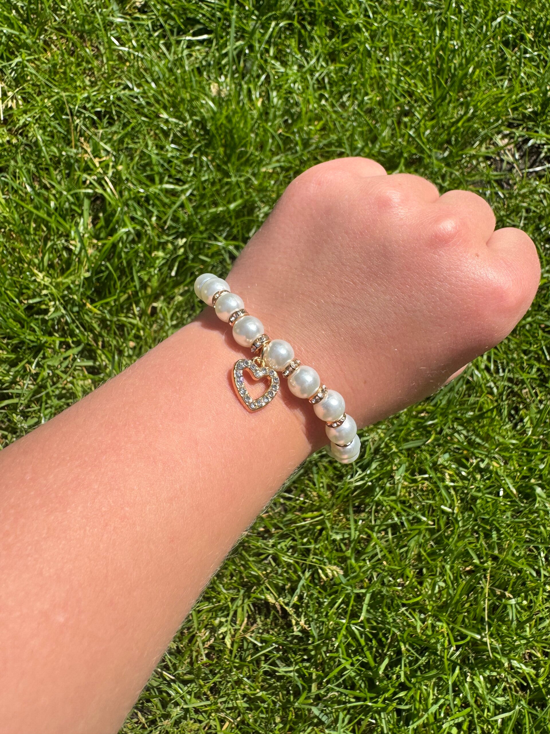 Cute armbandje met parels