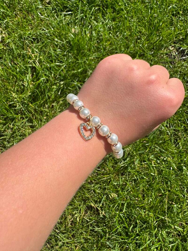 Cute armbandje met parels