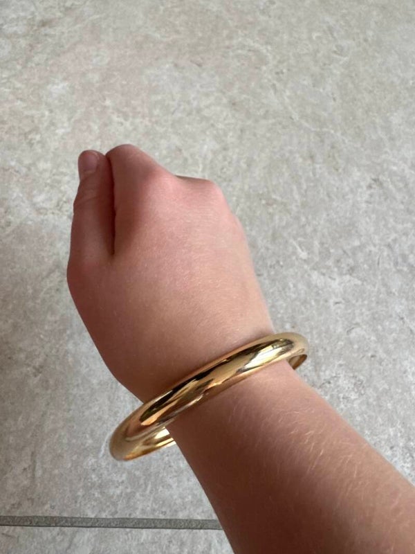 Grote gouden armband