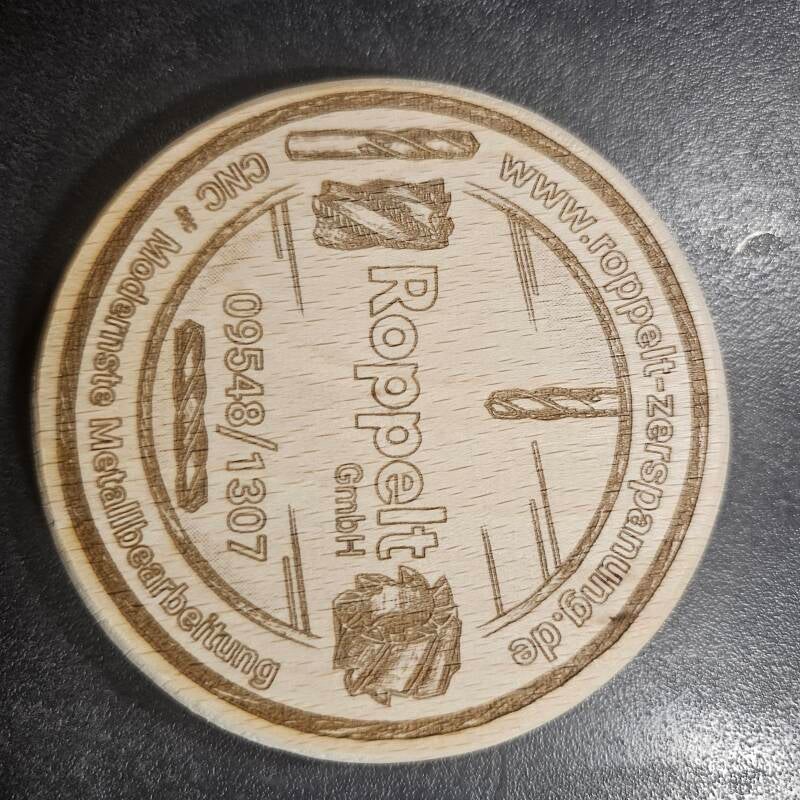 Bierdeckel mit Firmenlogo als Werbegeschenk