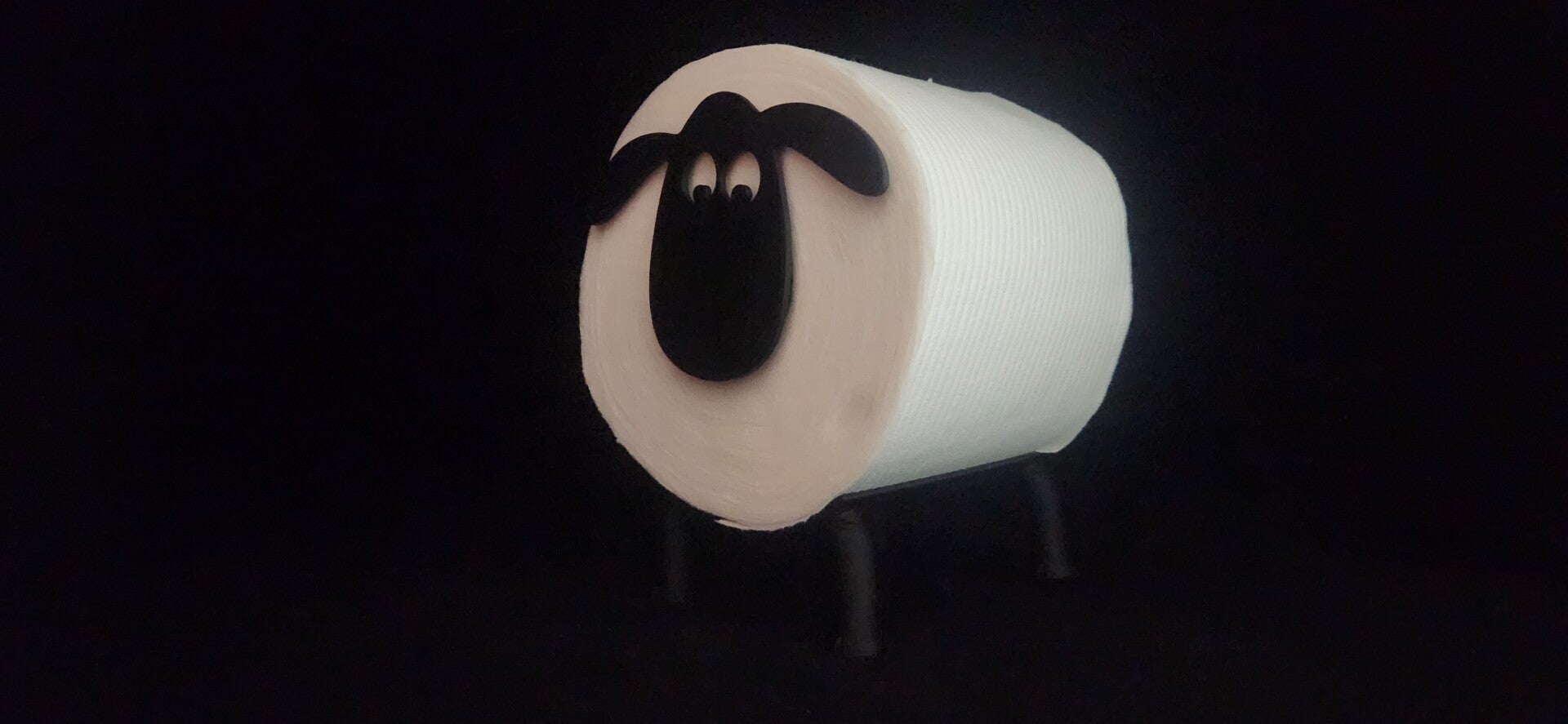 Sheep toilet paper roll holder