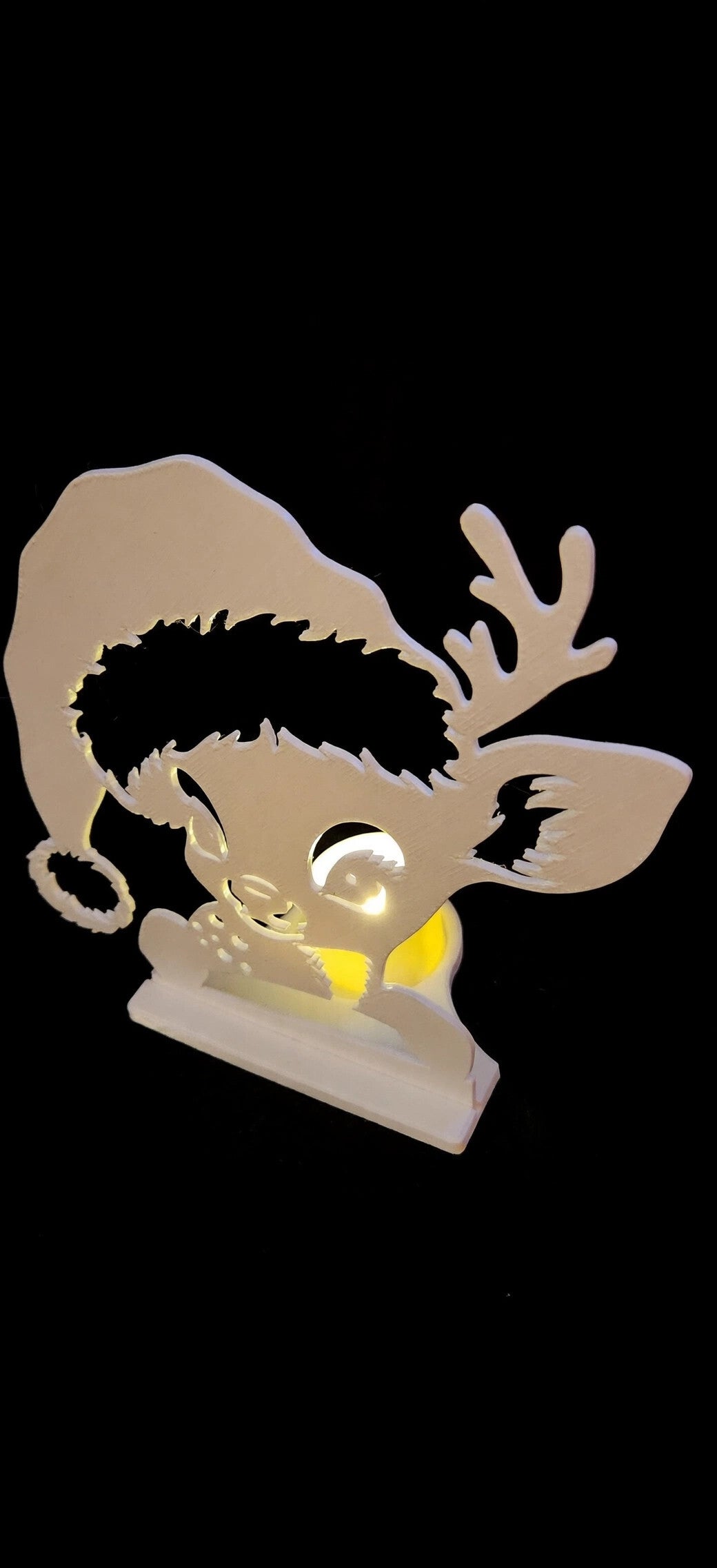 3D Printed Reindeer Tea Light Display