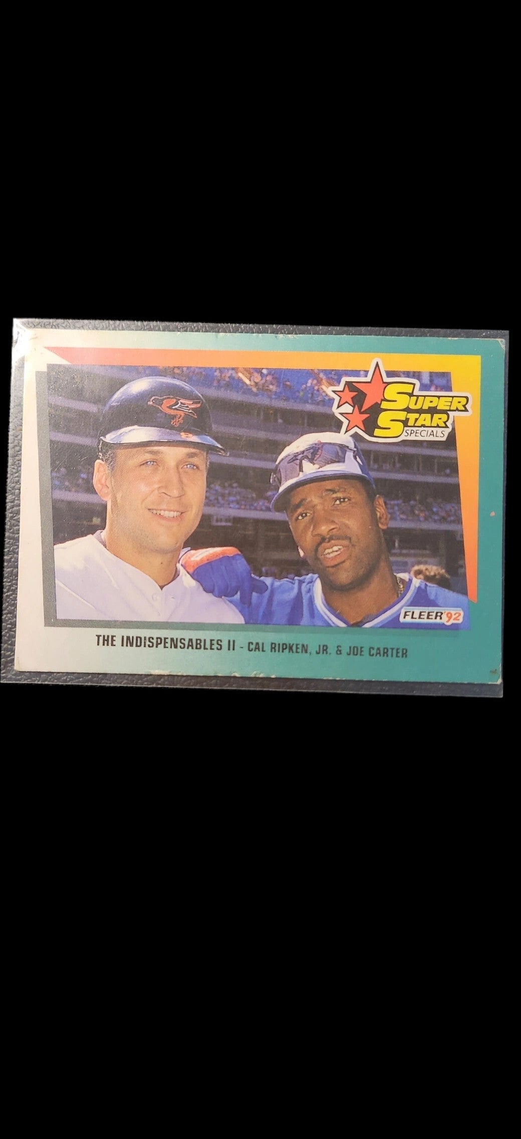 1992 Fleer Indispensables II Ripken Carter baseball card