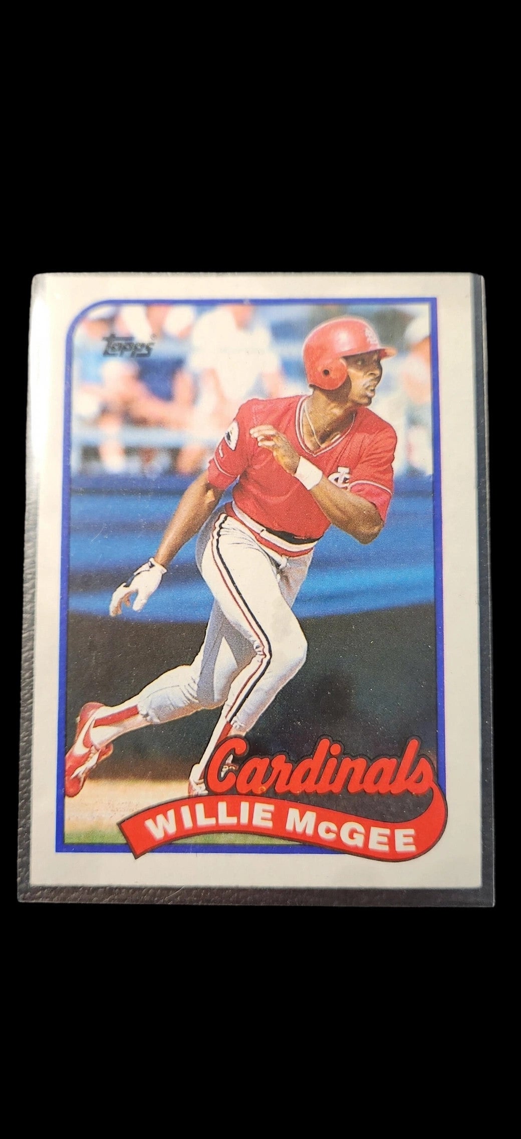 1989 Topps Willie McGee baseball card