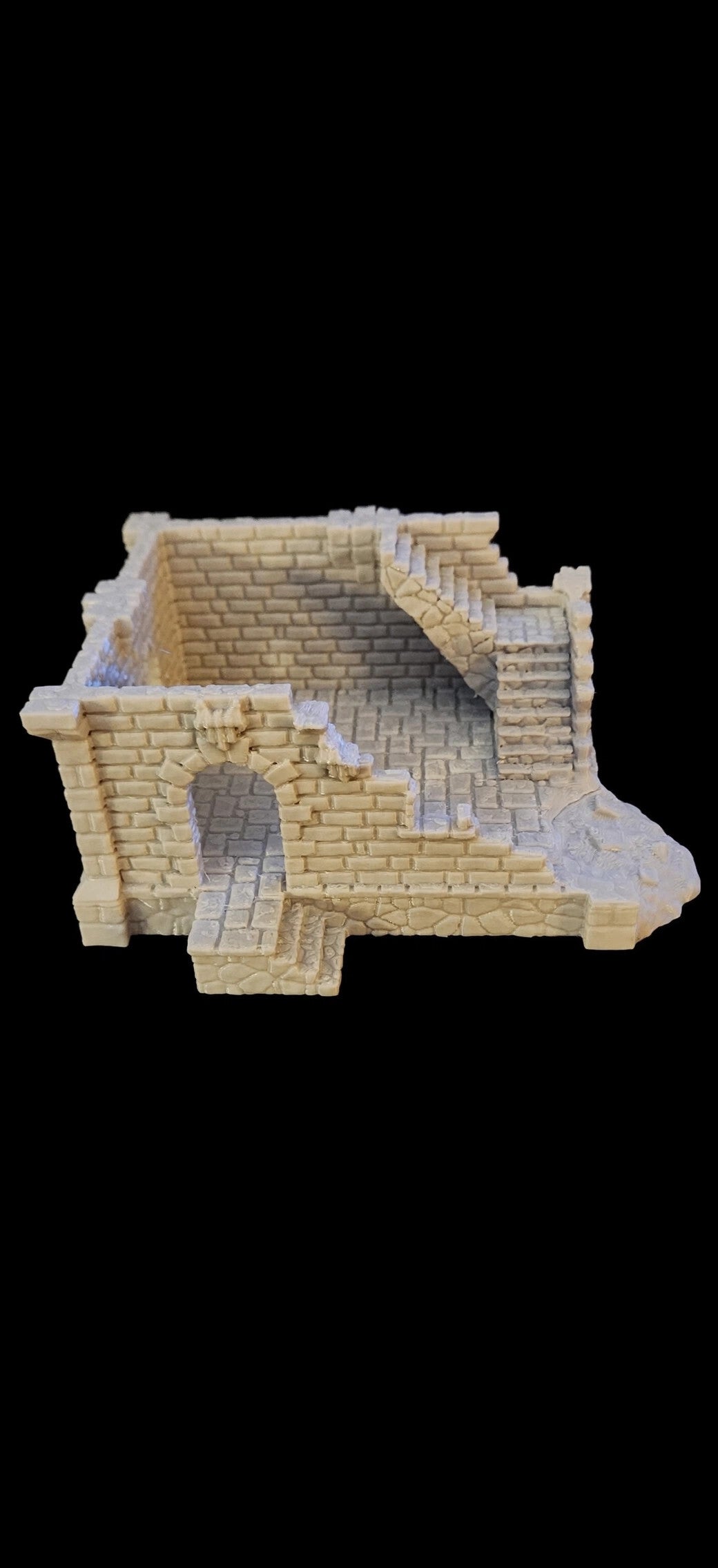 3D Printed Ruined Castle Terrain - 6 x 4