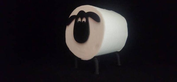 Sheep toilet paper roll holder