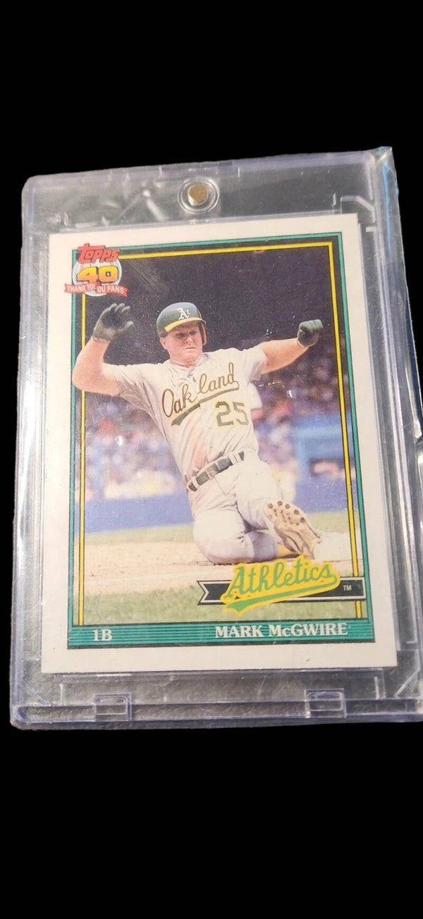 Topps 40th Anniversary Mark McGwire baseball card