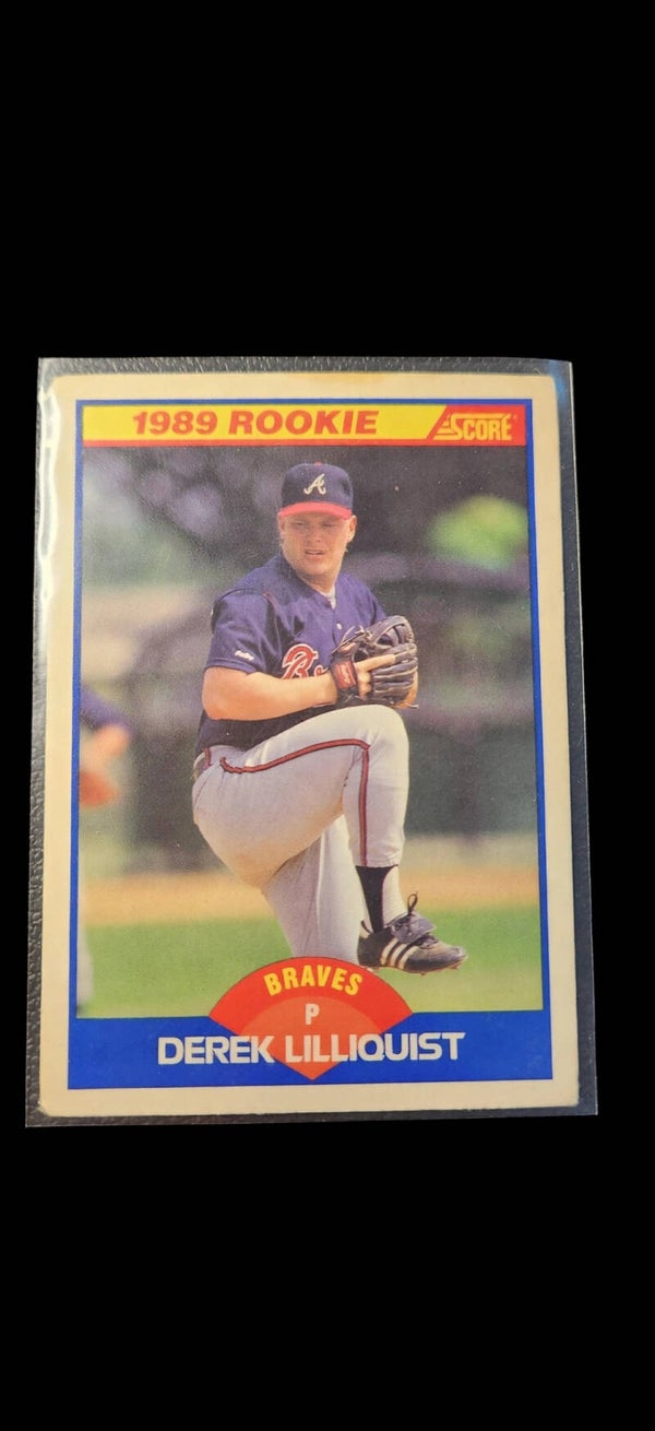 1989 Score Derek Lilliquist rookie baseball card