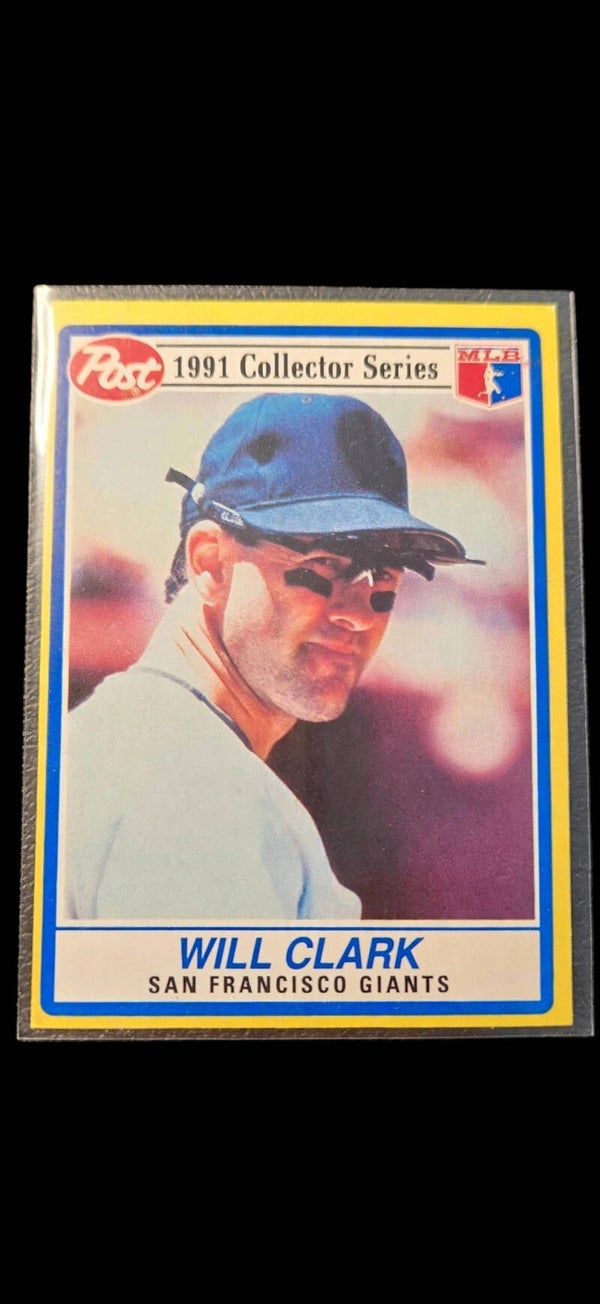 1991 Post Will Clark baseball card