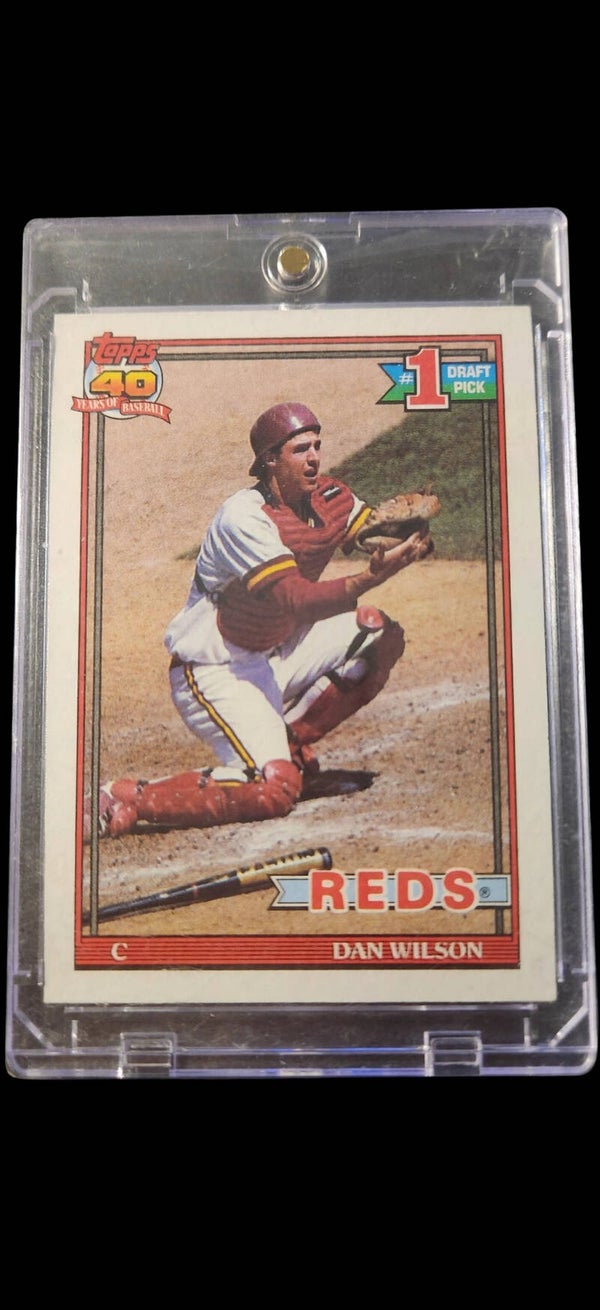 1991 Topps Dan Wilson baseball card
