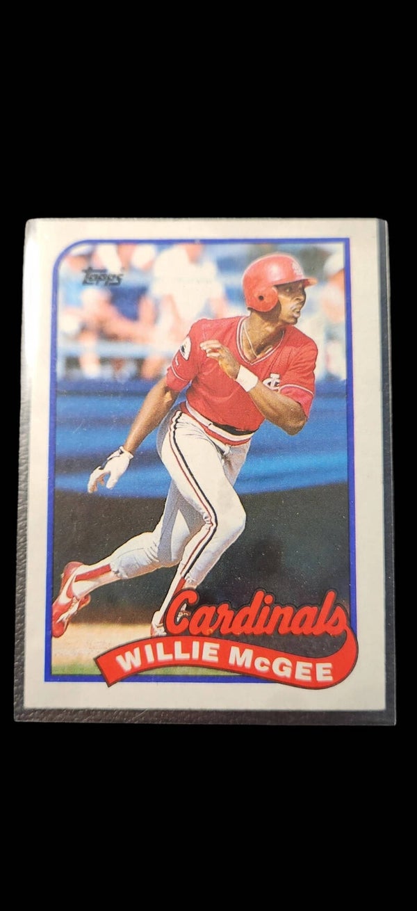 1989 Topps Willie McGee baseball card