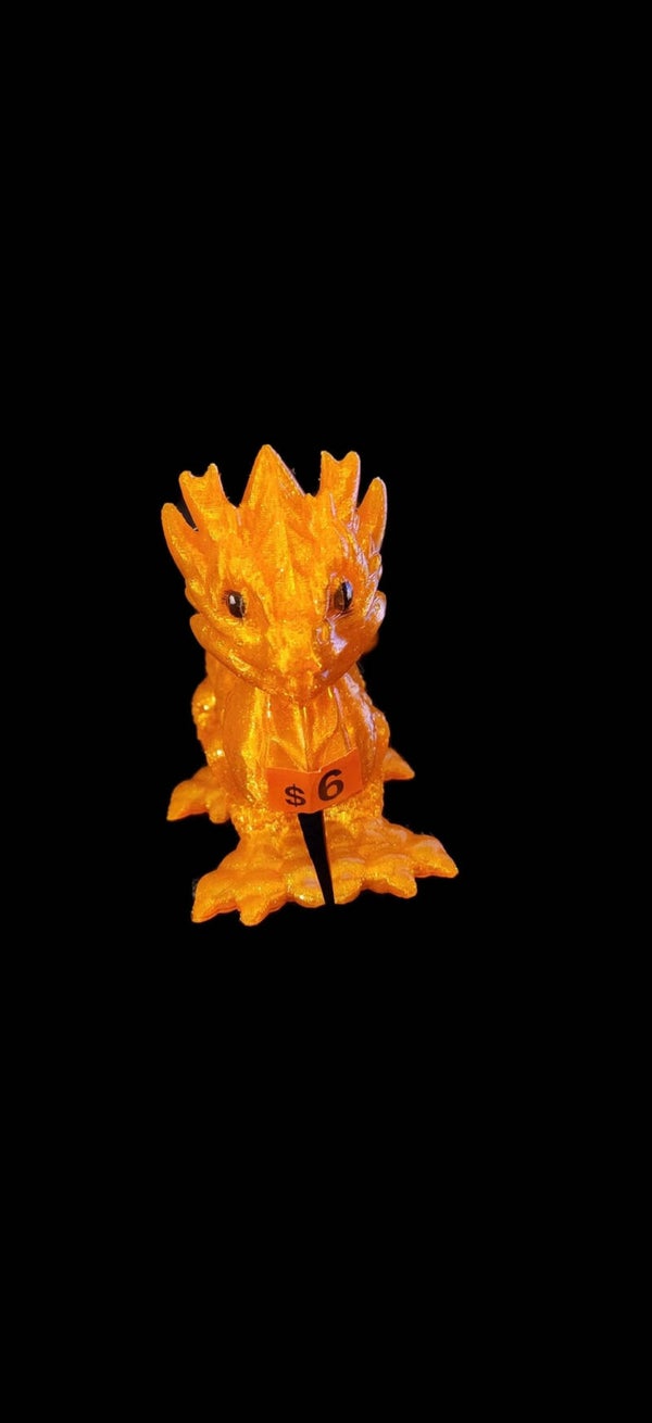 3D Printed Golden Plexi Dragon