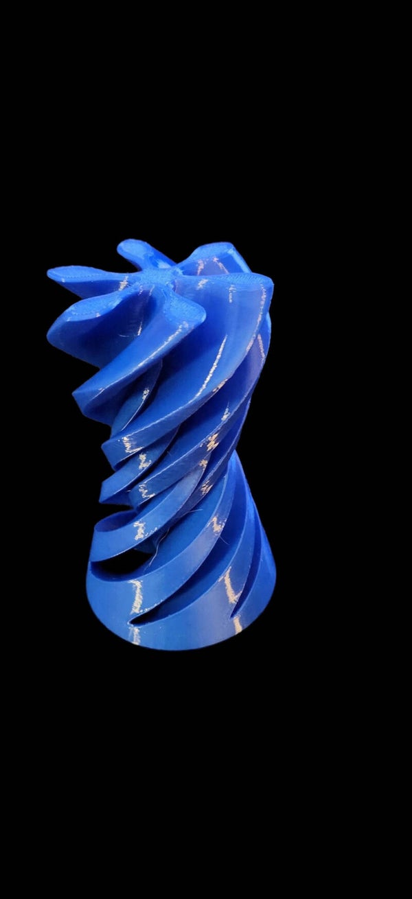 3D Printed Spiral Cone - 6 Inch