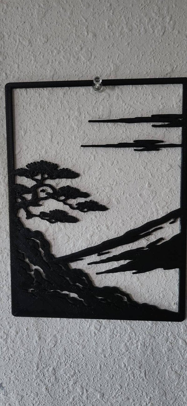 Japanese Wall Art Set of 3 Panels - Small