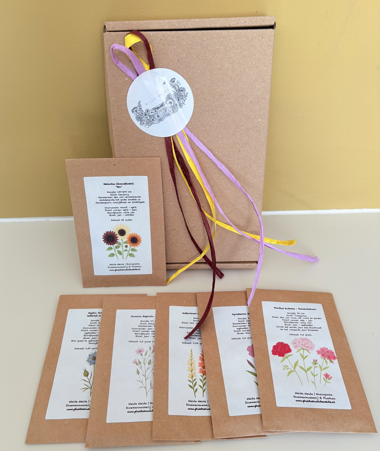 Wilde Weide Zadenpakket | 6 of 9 soorten