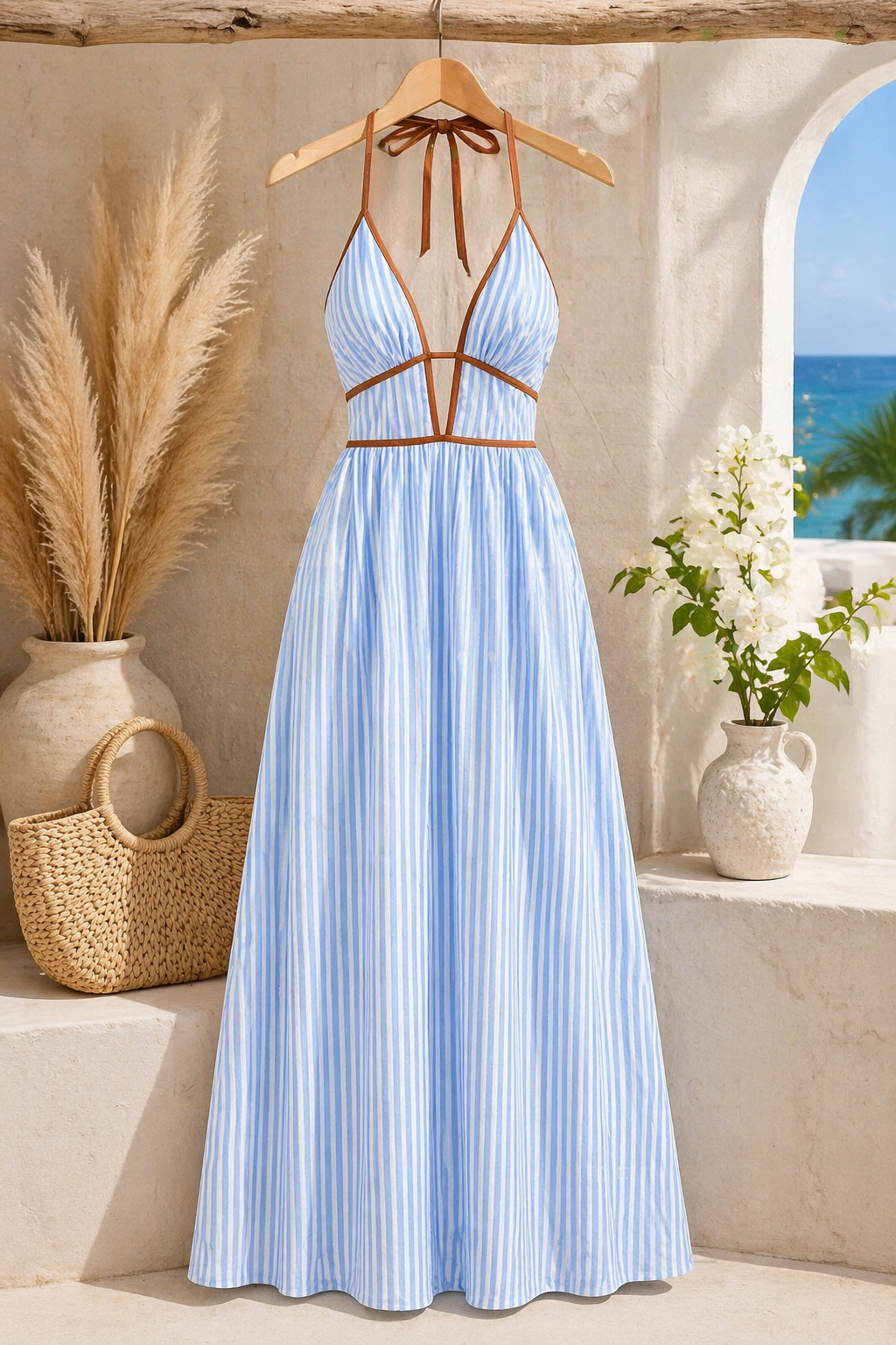The Coastal Muse Maxi Dress