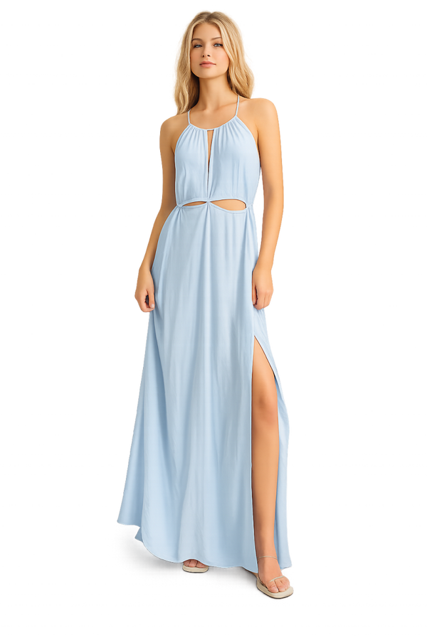 The Coastal Heat Cutout Maxi Dress