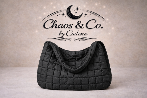 Midnight Luxe Quilted Hobo Shoulder Bag