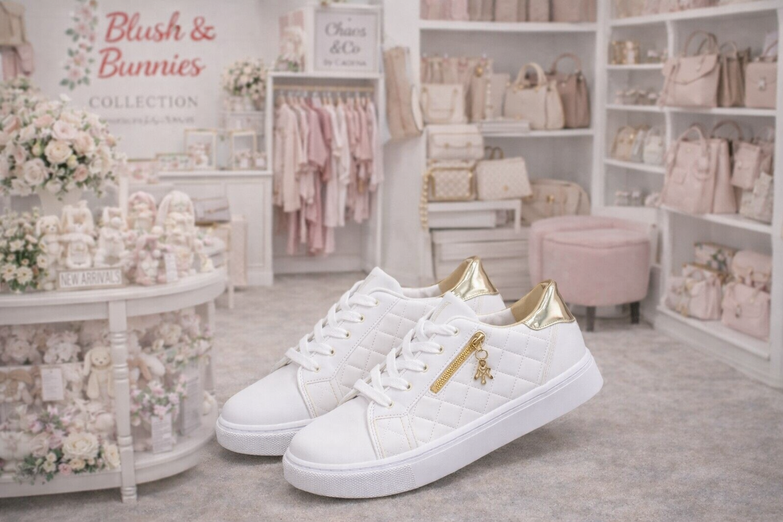 The Golden Step Sneaker