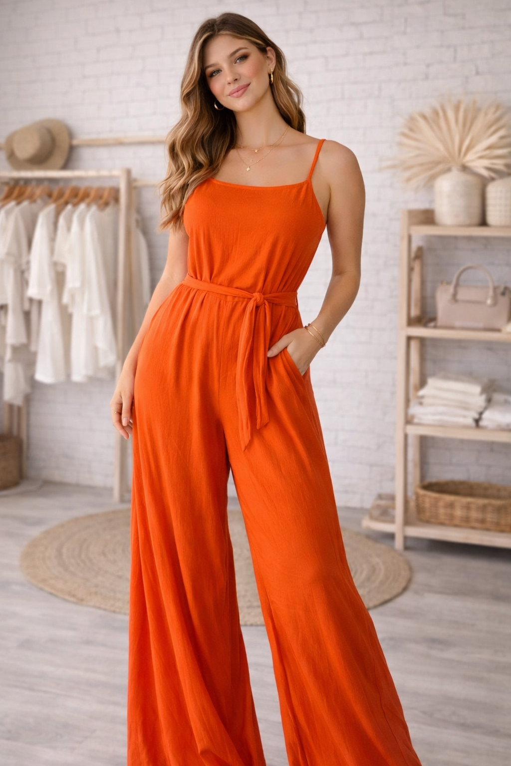Sunset Breeze Wide-Leg Jumpsuit