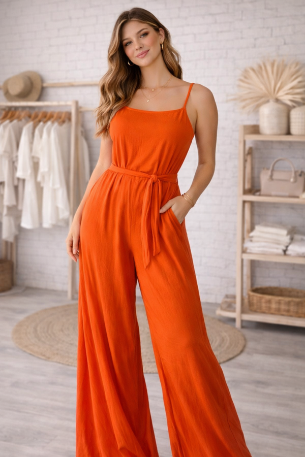 Sunset Breeze Wide-Leg Jumpsuit