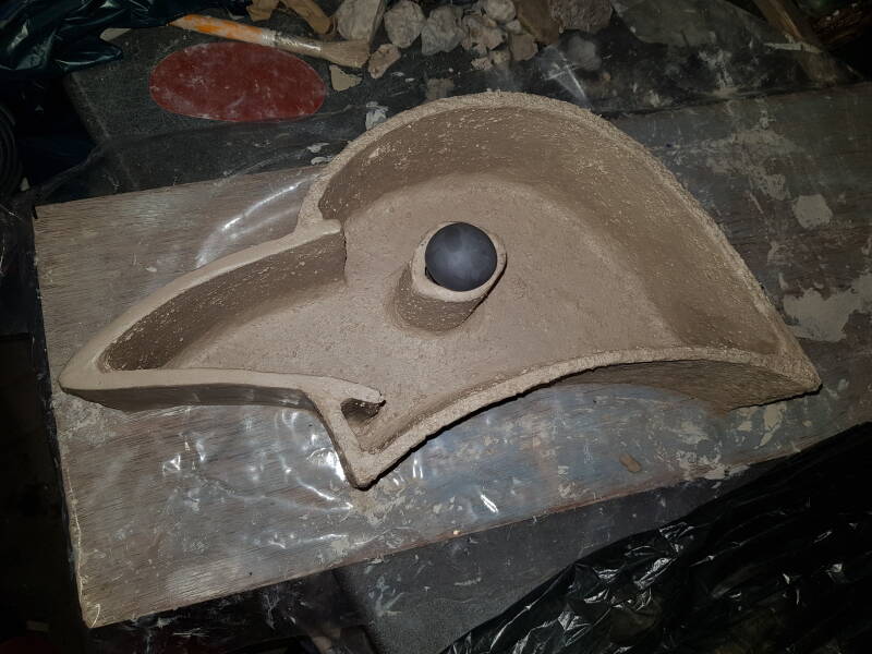 Droging ruwe creatie