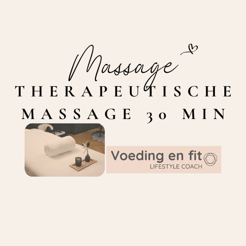 Therapeutische massage 30 minuten