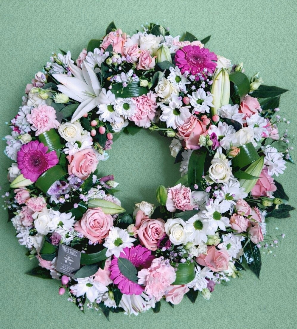 Couronne floral pastel