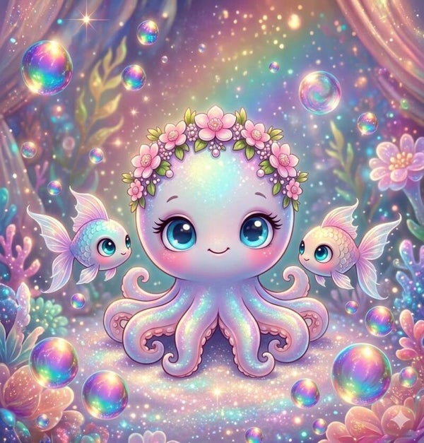 The Little Ocean Dreamer by Ari_ai - 70 x 70