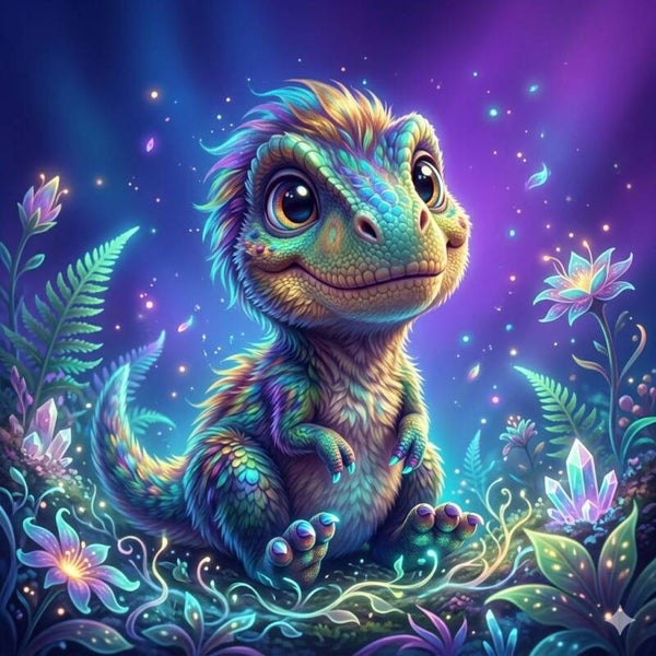 Magic Dino Dream by Ari_ai - 60x60