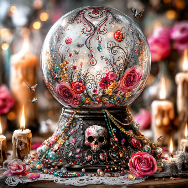 Crystal Prophecy by Lisa Morgan Ai - 80 x 80