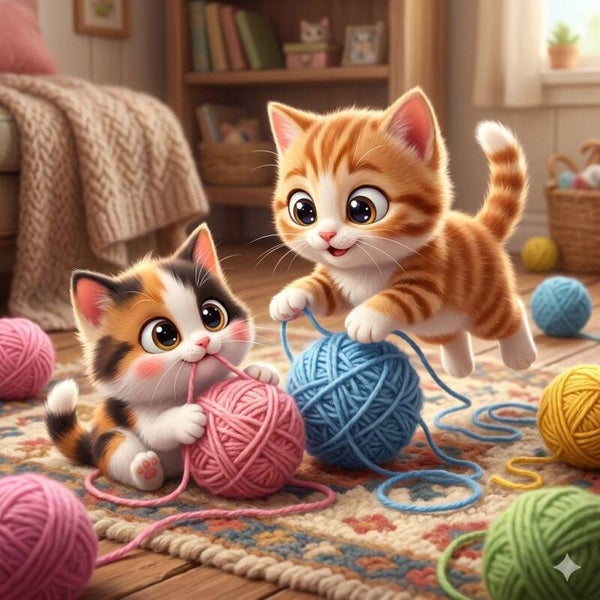 Little Yarn Trouble by Ari_ai  -  60x60